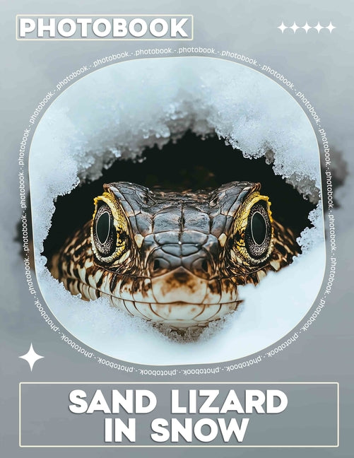 Sand Lizard in Snow Photo Book: Explore Unique Landscapes Featuring 40 Stunning Images Of Lizards In Winter Environments - Ingram