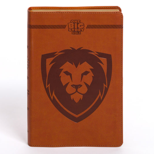 CSB One Big Story Bible, Brown Leathertouch: Connecting Christ Throughout God's Story - Ingram