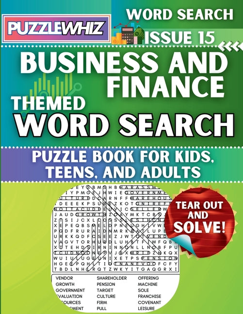 Business & Finance - Themed Word Search - Fun & Educational Puzzles for Kids, Teens, and Adults (Large Print Edition): Featuring Engaging Themed Word - Ingram