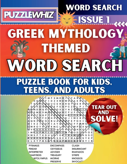 Greek Mythology: Featuring Engaging Themed Word Search Puzzles with Solutions (Issue 1) - Ingram