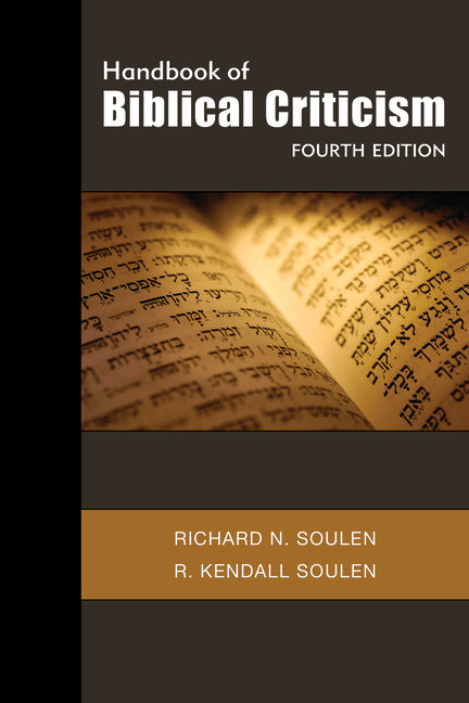 Handbook of Biblical Criticism - Ingram