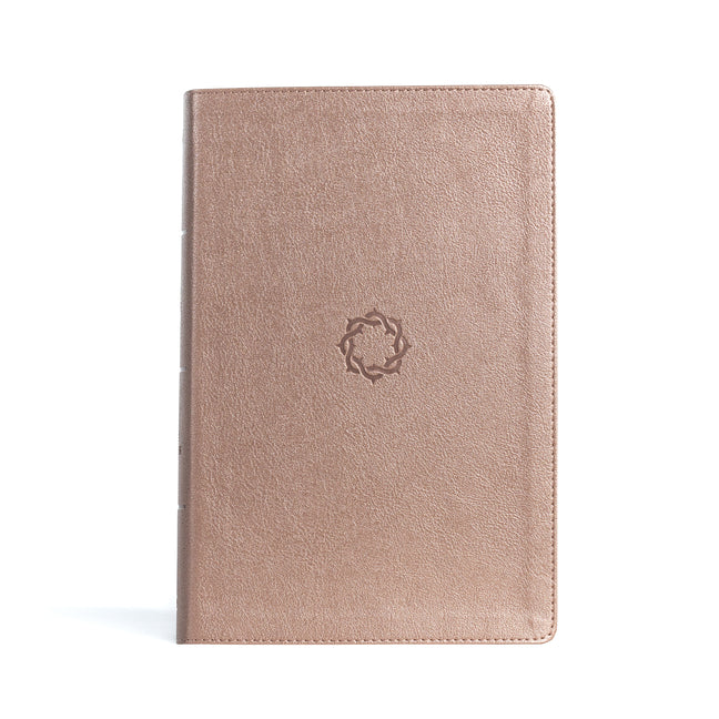 KJV Essential Teen Study Bible, Rose Gold Leathertouch - Ingram