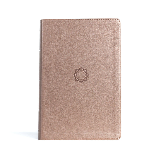 KJV Essential Teen Study Bible, Rose Gold Leathertouch - Ingram