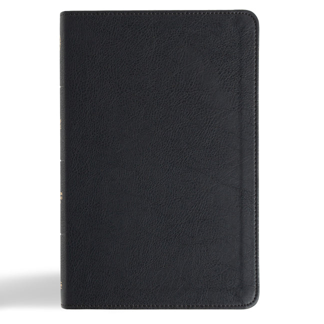 CSB Thinline Bible, Anglicised Edition, Black Leathertouch (Anglicised) - Ingram