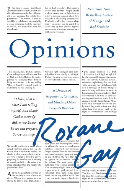 Opinions: A Decade of Arguments, Criticism, and Minding Other People's Business - Ingram
