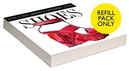 Shoes Page-A-Day(r) Gallery Calendar Refill Pack 2026 - Ingram