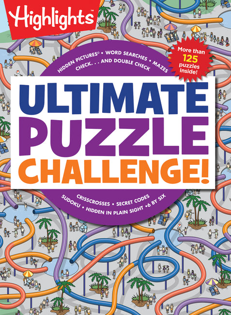 Ultimate Puzzle Challenge!: 125+ Brain Games for Kids, Mazes, Brain Teasers, Word Searches, Crossword Puzzles, Sudoku, Logic Puzzles and More, Kids Ac - Ingram