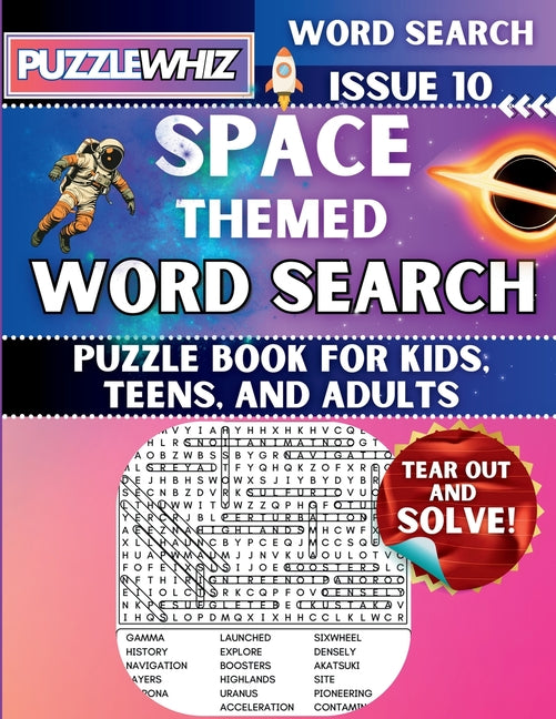 Space - Themed Word Search - Fun & Educational Puzzles for Kids, Teens, and Adults (Large Print Edition): Featuring Engaging Themed Word Search Puzzle - Ingram