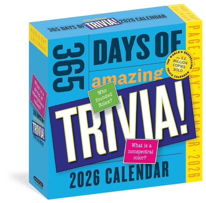 365 Days of Amazing Trivia Page-A-Day(r) Calendar 2026: The World's Bestselling Trivia Calendar - Ingram