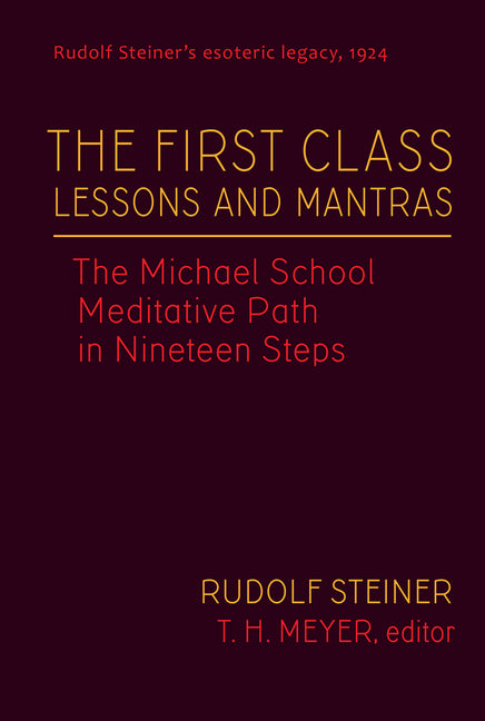 First Class Lessons and Mantras: The Michael School Meditative Path in Nineteen Steps (Cw 270) Volume 1 - Ingram