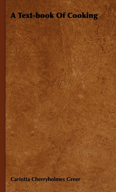 Text-Book of Cooking - Ingram