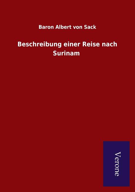 Beschreibung einer Reise nach Surinam - Ingram