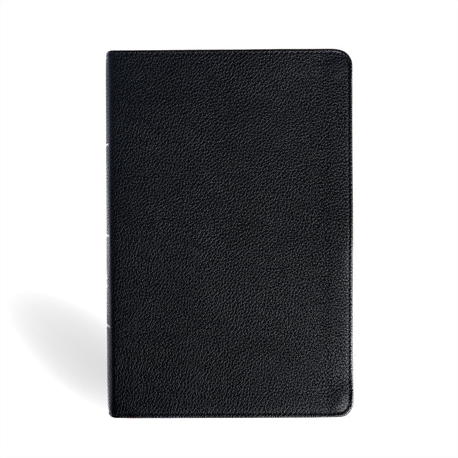 NASB Personal Size Giant Print Bible, Black Genuine Leather - Ingram