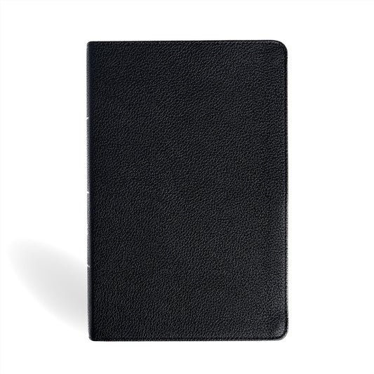 NASB Personal Size Giant Print Bible, Black Genuine Leather - Ingram
