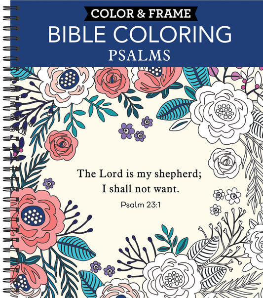 Color & Frame - Bible Coloring: Psalms (Adult Coloring Book) - Ingram