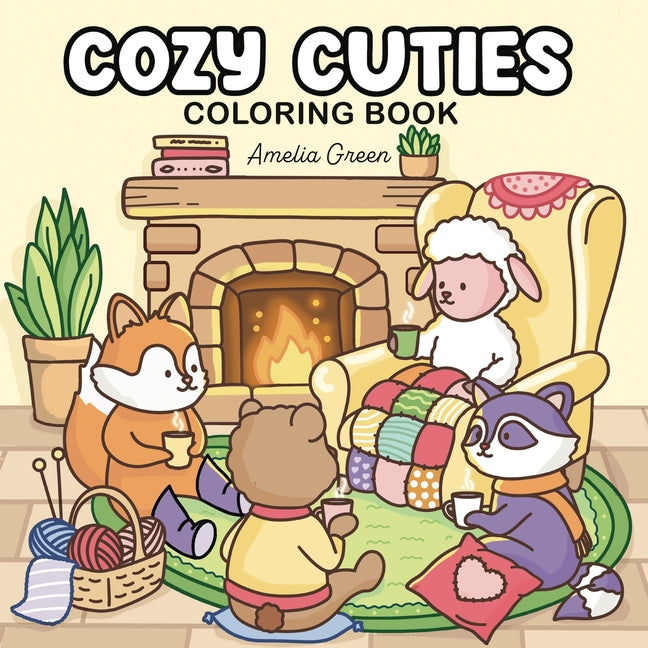 Cozy Cuties: Coloring Book for Adults and Teens Featuring Adorable Animal Characters, Relaxing Hygge Moments and Comfy Scenes - Ingram