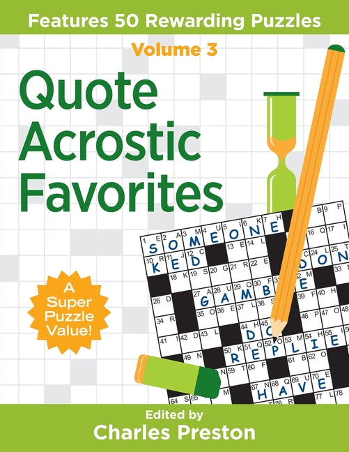 Quote Acrostic Favorites: Features 50 Rewarding Puzzles - Ingram