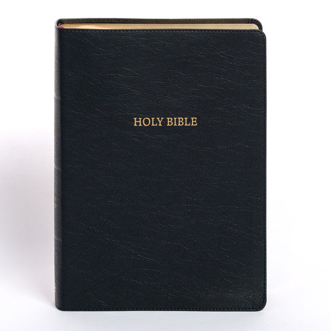 NASB Super Giant Print Reference Bible, Black Leathertouch - Ingram