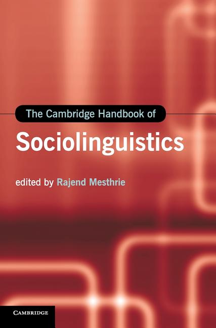 Cambridge Handbook of Sociolinguistics - Ingram