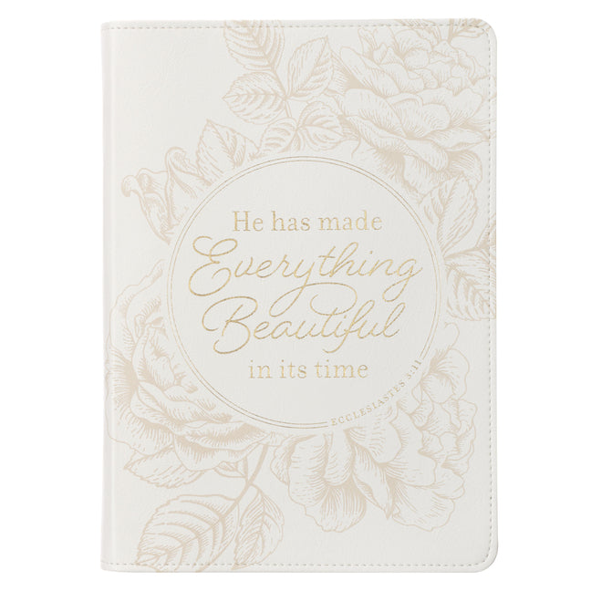 Journal Classic Ivory Everything Beautiful Ecc. 3:11 - Ingram