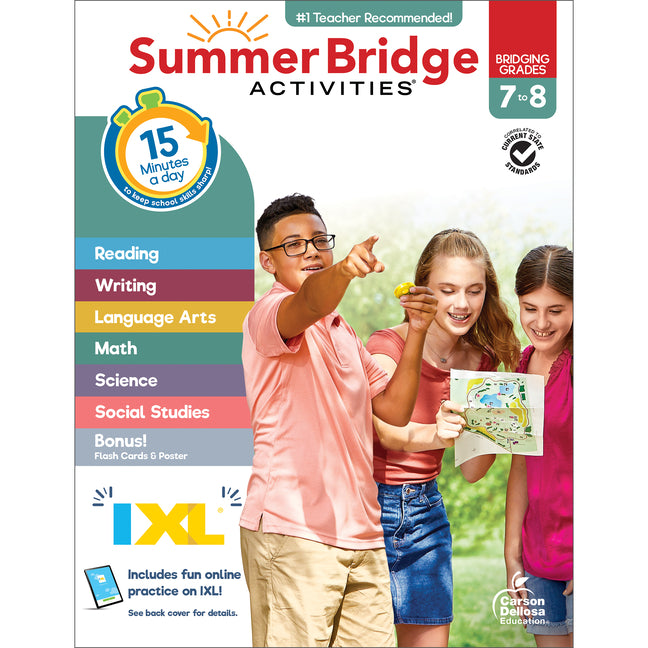 Summer Bridge Activities, Grades 7 - 8 - Ingram