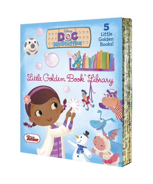 Doc McStuffins Little Golden Book Library (Disney Junior: Doc McStuffins): As Big as a Whale; Snowman Surprise; Bubble-Rific!; Boomer Gets His Bounce - Ingram