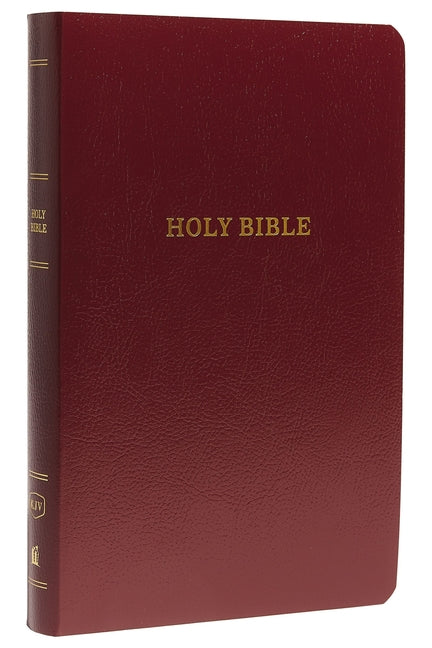 KJV, Gift and Award Bible, Imitation Leather, Burgundy, Red Letter Edition - Ingram