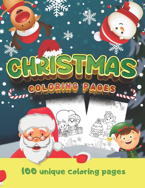 Christmas coloring pages: 100 unique coloring pages, maxi format for all Christmas lovers - Ingram