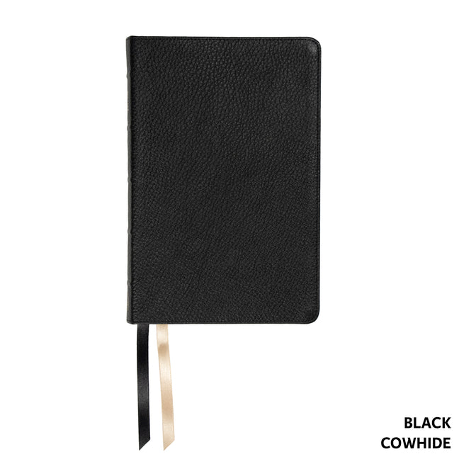 NASB Handy Size, Paste-Down Black Cowhide - Ingram