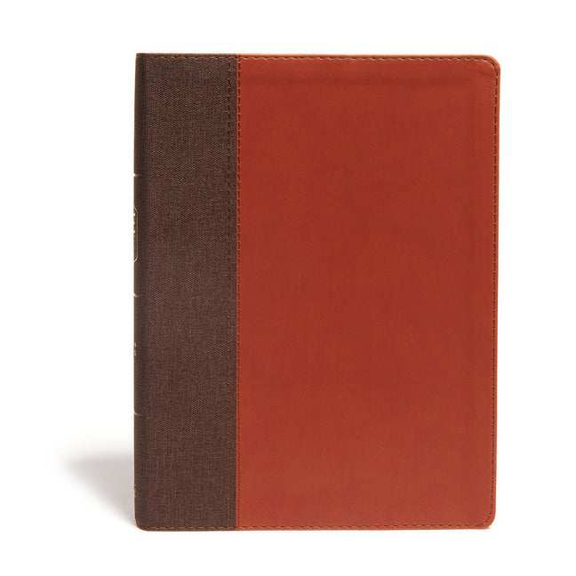 CSB Life Essentials Study Bible, Brown Leathertouch - Ingram