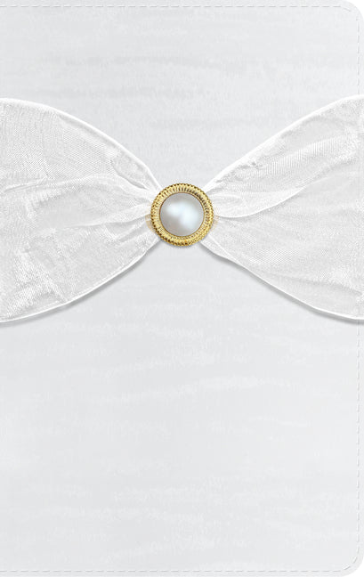 Rvr 1960 Biblia Recuerdo de Boda, Blanco Y Dorado, Símil Piel - Ingram