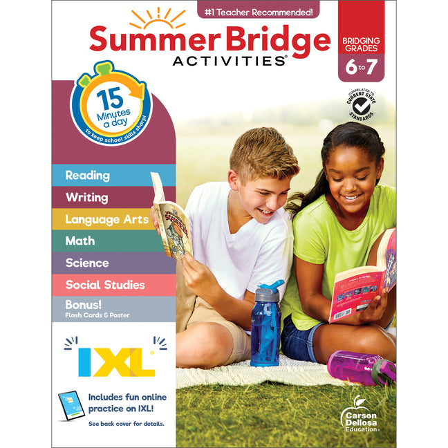 Summer Bridge Activities, Grades 6 - 7 - Ingram