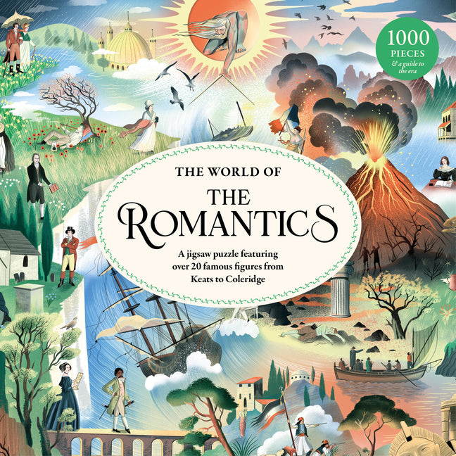 World of the Romantics 1000 Piece Puzzle: A Puzzle Featuring Over 20 Famous Figures from Coleridge to Keats - Ingram