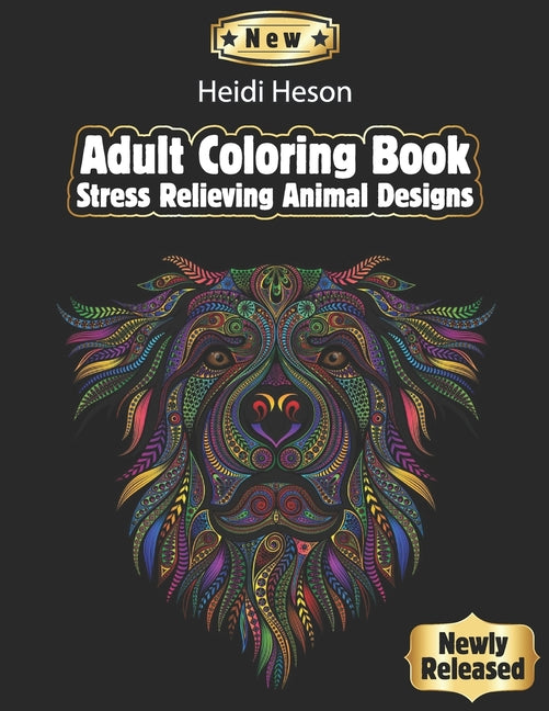 Adult Coloring Book: Stress Relieving Animal Designs Adult Coloring Book Featuring Beautiful Forest Animals, Birds, Plants and Wildlife for Relaxation - Ingram