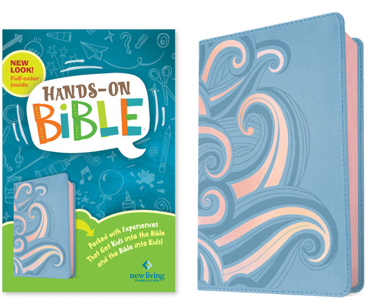 NLT Hands-On Bible, Third Edition (Leatherlike, Periwinkle Pink Waves) - Ingram