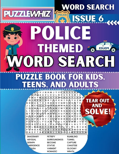 Police - Themed Word Search - Fun & Educational Puzzles for Kids, Teens, and Adults (Large Print Edition): Featuring Engaging Themed Word Search Puzzl - Ingram