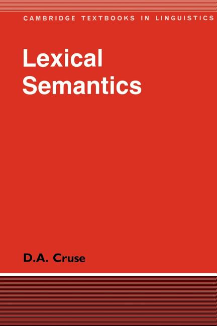 Lexical Semantics - Ingram
