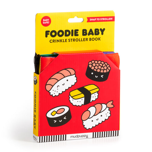Foodie Baby Crinkle Fabric Stroller Book - Ingram