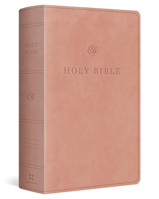 ESV Large Print Personal Size Bible, Red Letter (Trutone, Blush Rose) - Ingram