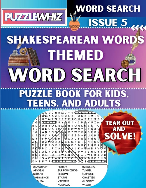 Shakespearean Words - Themed Word Search - Fun & Educational Puzzles for Kids, Teens, and Adults (Large Print Edition): Featuring Engaging Themed Word - Ingram