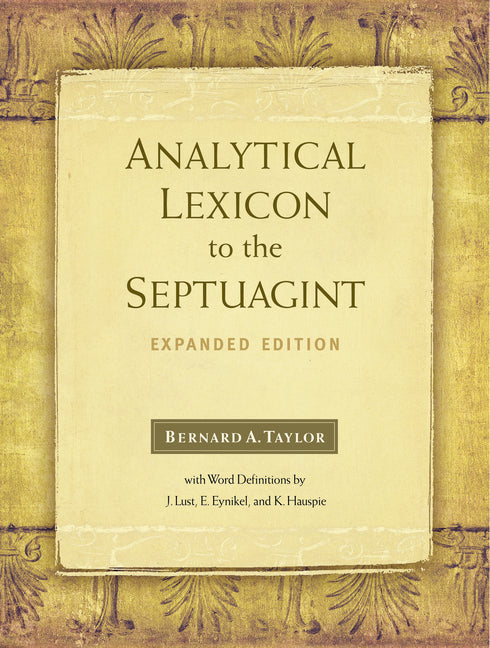 Analytical Lexicon to the Septuagint: Expanded Edition (Enlarged) - Ingram