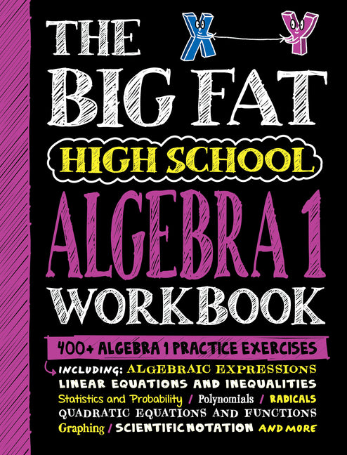 Big Fat High School Algebra 1 Workbook: 400+ Algebra 1 Practice Exercises - Ingram