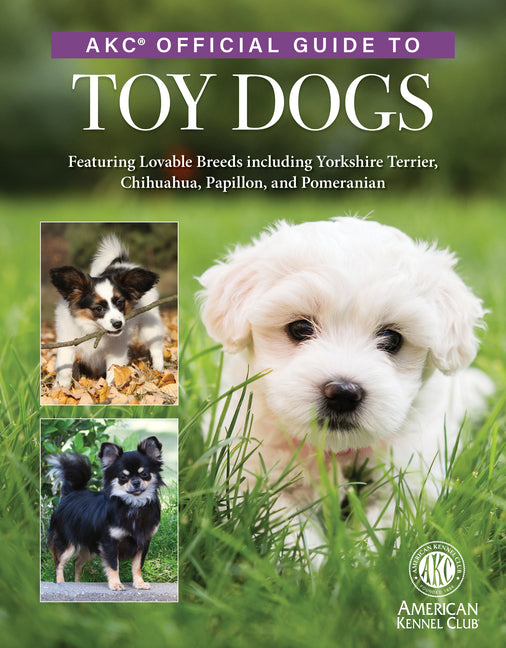 Akc Official Guide to Toy Dogs: Featuring Lovable Breeds Including Yorkshire Terrier, Chihuahua, Papillon, and Pomeranian - Ingram