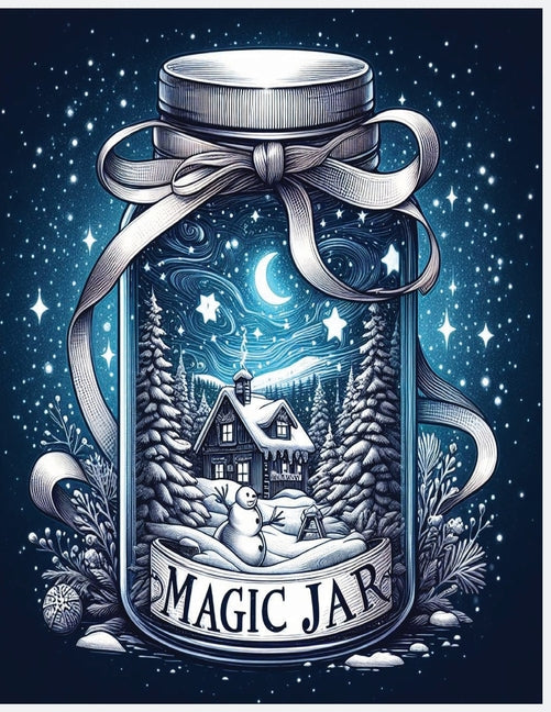 magic jar: an adult coloring book featuring whimsical jars with fun fantasy characters, adorable animals and magical scenes for a - Ingram