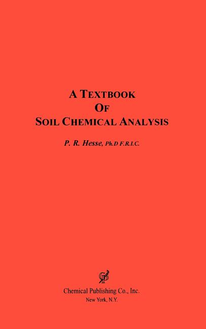 Textbook of Soil Chemical Analysis - Ingram