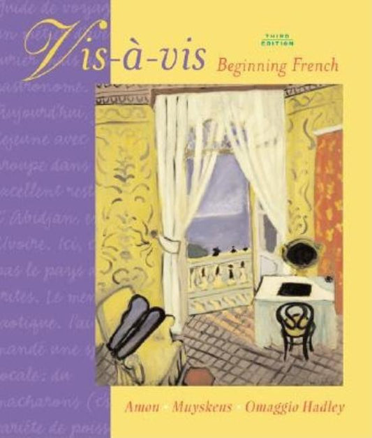 Vis-a-Vis: Beginning French [With CDROM] - Ingram