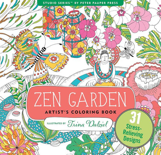 Zen Garden Adult Coloring Book - Ingram