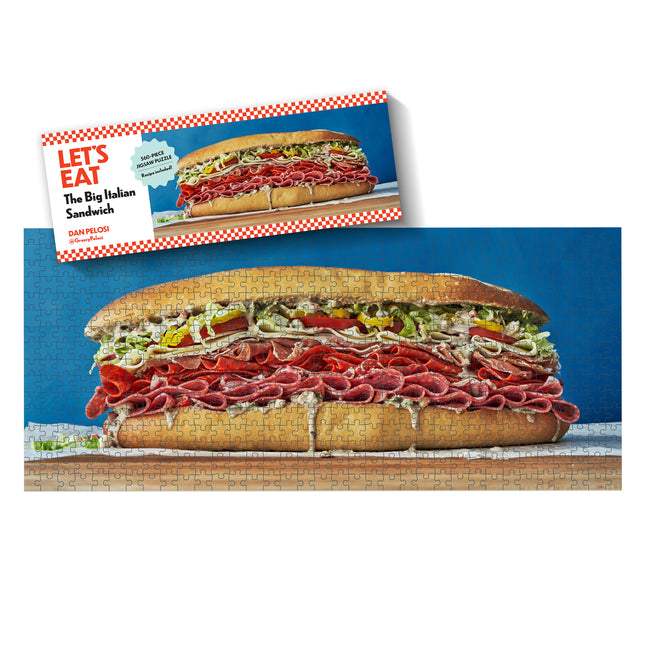 Big Italian Sandwich Puzzle: 560-Piece Jigsaw Puzzle (Based on a Recipe from the Grossy Pelosi Cookbook Let's Eat!) - Ingram