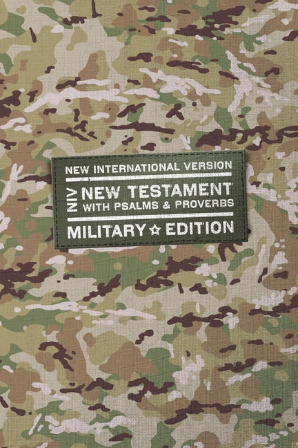 Niv, New Testament with Psalms and Proverbs, Military Edition, Compact, Paperback, Military Camo, Comfort Print - Ingram