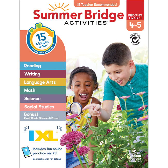 Summer Bridge Activities, Grades 4 - 5 - Ingram